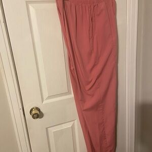 Landau Women’s Coral Scrub Pants large